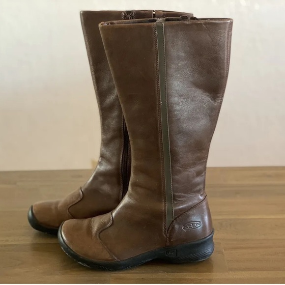 Keen 1007663 Womens brown boots riding boot  size 7 - Picture 1 of 13